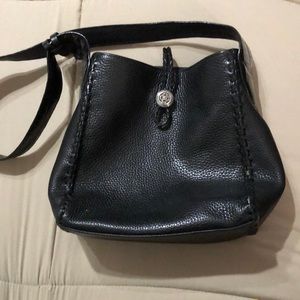 Vintage Brighton small handbag, black leather